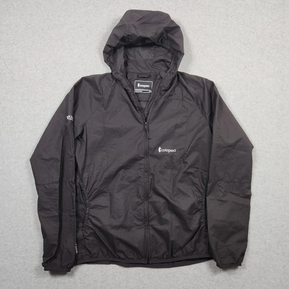 Cotopaxi Jacket Medium Black Paray Ultralight Active Shell Packable Windbreaker - Picture 1 of 12